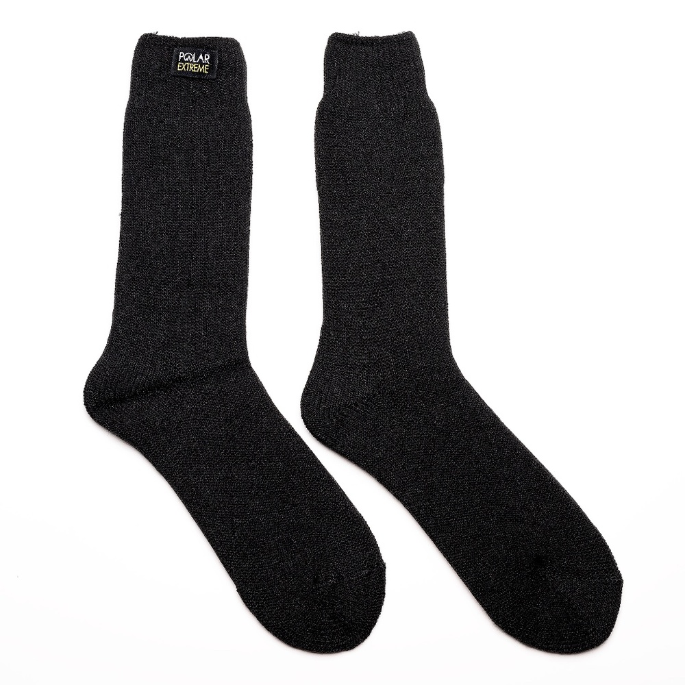 2 Pack ~ Men's Black Polar Extreme Insulated Socks - Picture 4 of 5